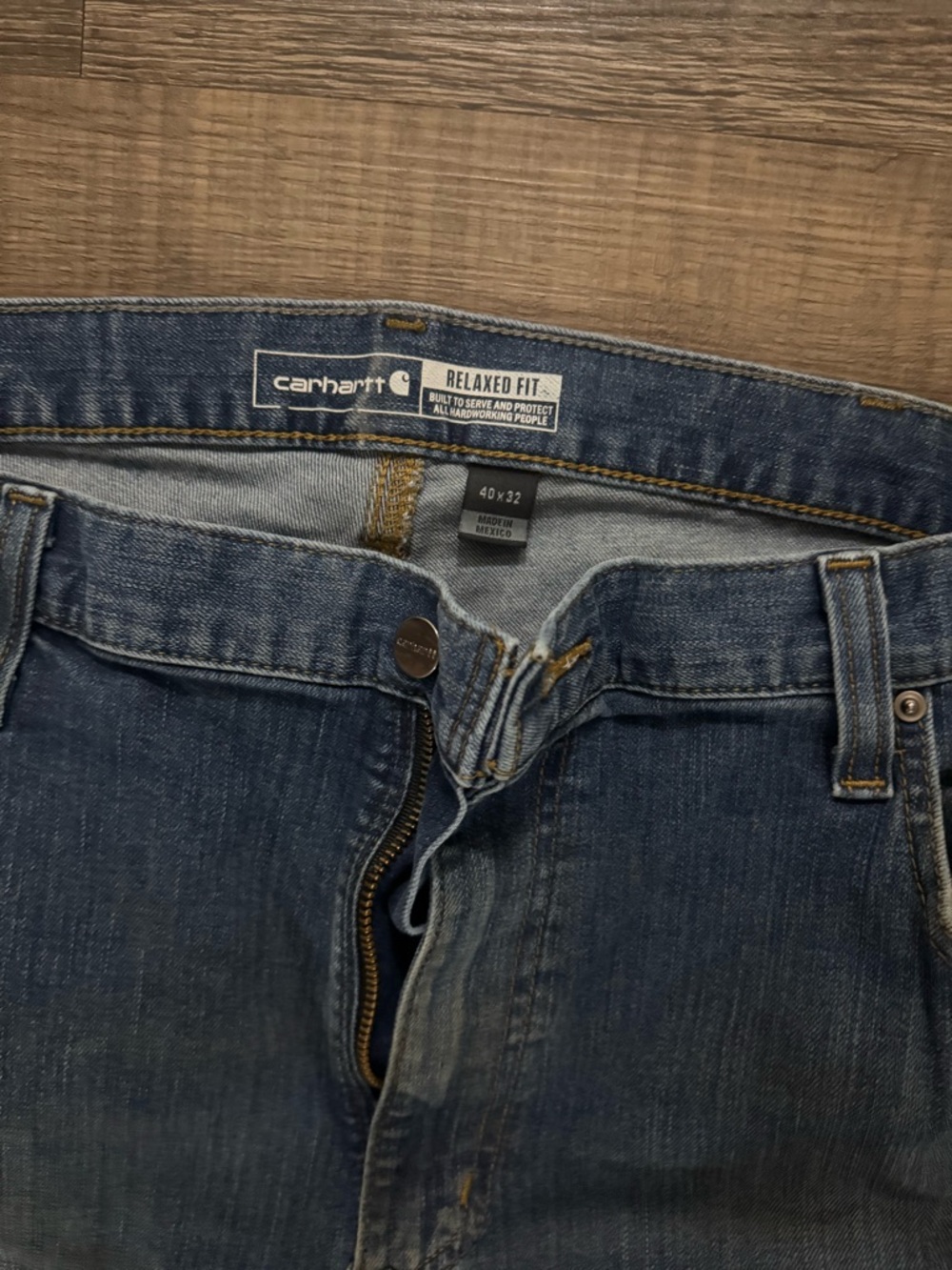 Carhartt Men's Relaxed Fit Denim Jeans - Blue
